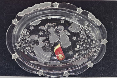 Original Waltherglas Christmas Season Oval Dish
